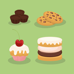 icons food dessert