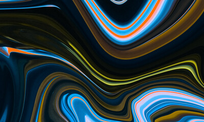 Fluid Abstract background of colorful liquid. Abstract texture of liquid acrylic. Abstract art of beautiful paint of marble.