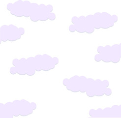 clouds pattern. weather. illustration for a walk