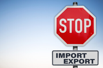 Import- und Exportstopp