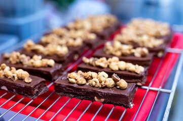 Barres chocolatées fourrées maison 