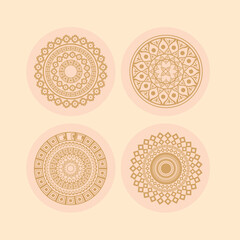 set icons mandalas