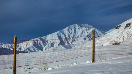 winter in the mountain