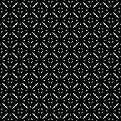 Black and white seamless pattern texture. Greyscale ornamental graphic design. Mosaic ornaments. Pattern template. Vector illustration. EPS10.