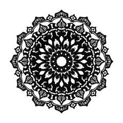 Hand drawn mandala. decoration in ethnic oriental  doodle ornament.