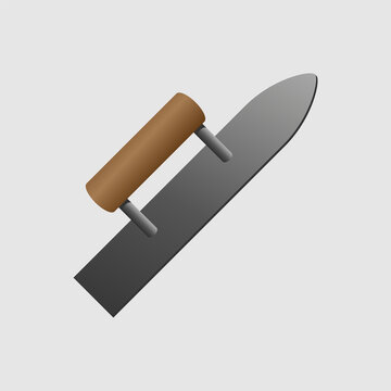 recommend clip art: Cement Trowel icon. Cartoon of sickle vector icon