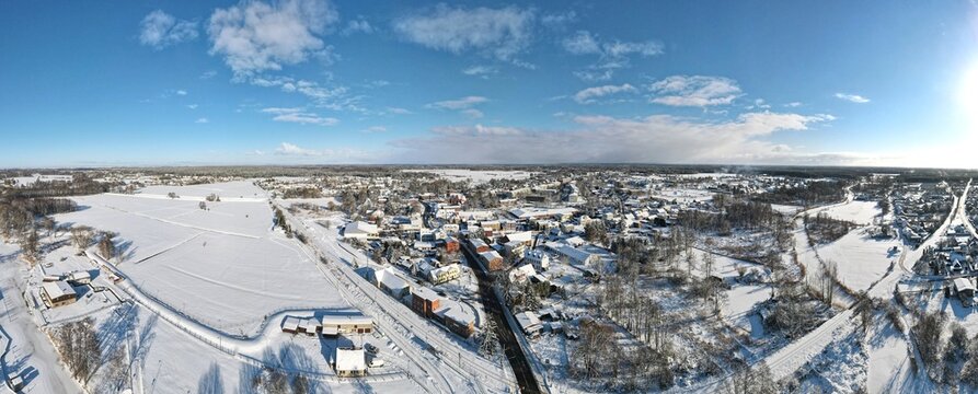 Eggesin, Winterpanorama