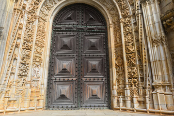 Obraz premium Portal des Convento de Cristo (Christuskloster) in Tomar, Portugal