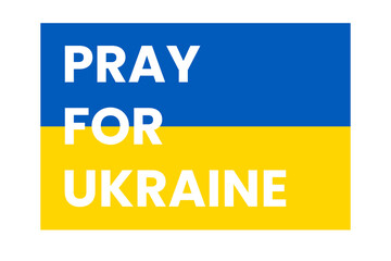 Save Ukraine concept. Grunge style flag of Ukraine.