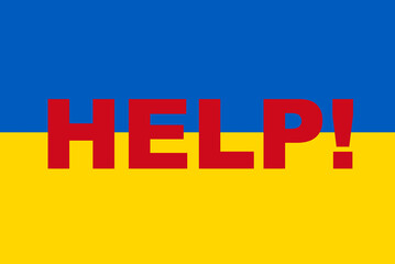 Ukraine- HELP - obrazy, fototapety, plakaty