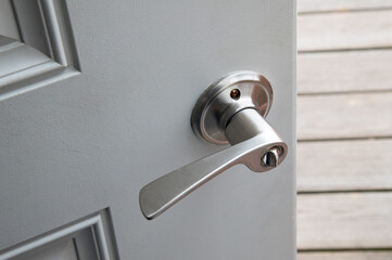 entrance door handle open metal modern
