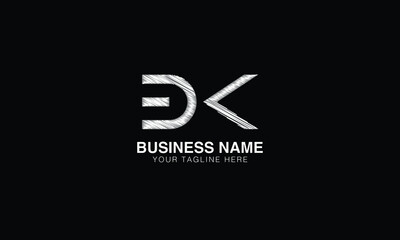 BK K bk initial logo | initial based abstract modern minimal creative logo, vector template image. luxury logotype logo, real estate homie logo. typography logo. initials logo. - obrazy, fototapety, plakaty