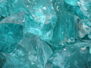 teal green glass surface background