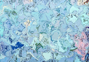 pastellfarbene Farbkleckse als abstraktes Muster