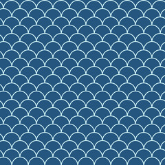 Fish scale seamless pattern