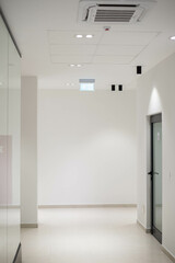 white interior of a business building 