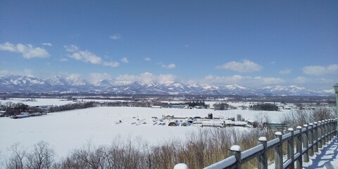 winter in the mountains