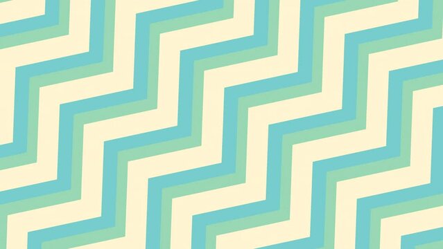 Zigzag green and yellow lines move diagonally.  4K abstract background.