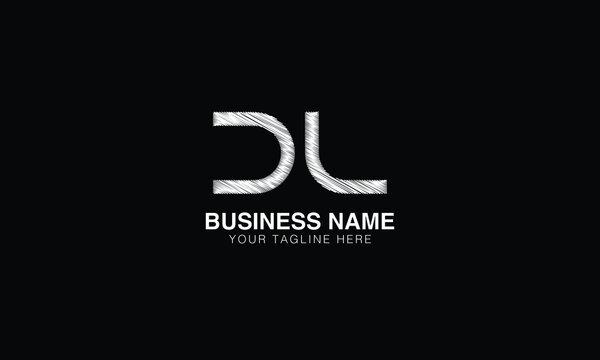 DL L dl initial logo | initial based abstract modern minimal creative logo, vector template image. luxury logotype logo, real estate homie logo. typography logo. initials logo.