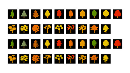 植物のドット絵