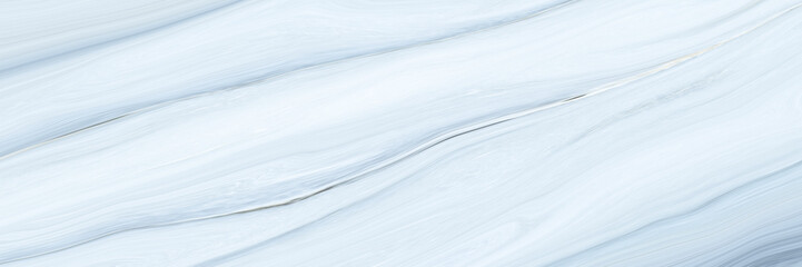 Obraz premium Marble rock texture blue ink pattern liquid swirl paint white dark that is Illustration panorama background for do ceramic counter tile silver gray that is abstract waves skin wall luxurious art ideas