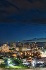 Obraz premium city skyline at night