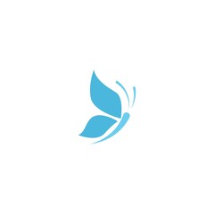 Fototapeta na wymiar Butterfly logo icon design vector
