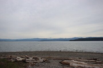 shoreline, island across