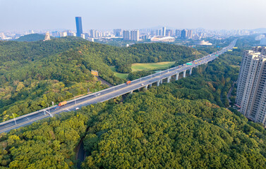Urban scenery of Jiangyin City, Jiangsu Province, China