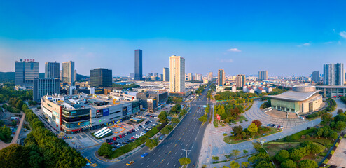 Fototapeta na wymiar Urban scenery of Jiangyin City, Jiangsu Province, China
