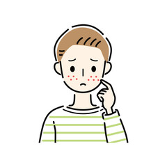 男性　ニキビ　吹き出物