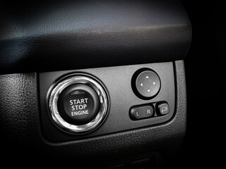 Start Stop Engine Button Next to Side Mirror Button Switch
