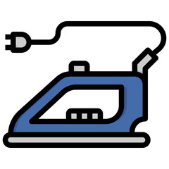 IRON filled outline icon,linear,outline,graphic,illustration