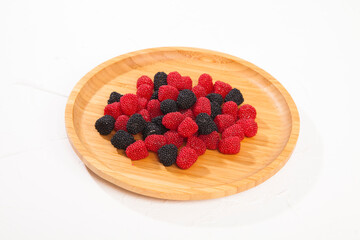 delicious Raspberry, blackberries, for a healthy diet