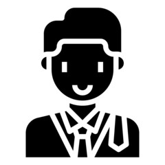 LAWYER glyph icon,linear,outline,graphic,illustration