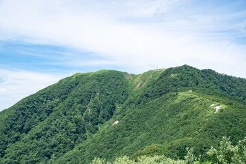 美しい男三瓶山頂　島根県大田市 The beautiful view of Mt.Osanbe in Sanbe town, Oda city, Shimane pref. Japan