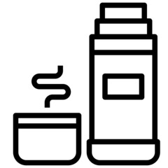 HOT DRINK line icon,linear,outline,graphic,illustration