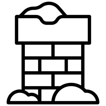 recommend clip art: CHIMNEY line icon,linear,outline,graphic,illustration