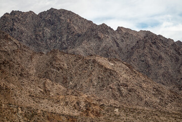 Mountain views in the Mojave Desert of California. 