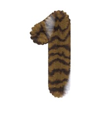 Brown Tabby Cat Themed Font Number 1