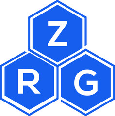 ZRG letter logo design on White background. ZRG creative initials letter logo concept. ZRG letter design. 