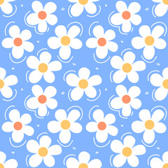 seamless pattern with flowers