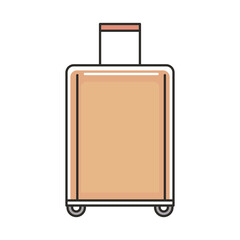 modern suitcase icon