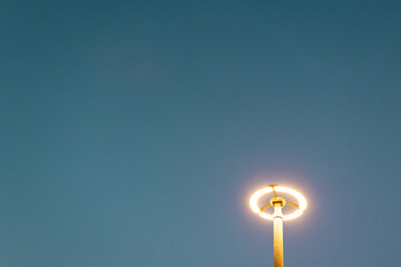Fototapeta na wymiar lantern against the background of the night sky