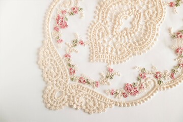 Obraz premium material reminiscent of a wedding white race