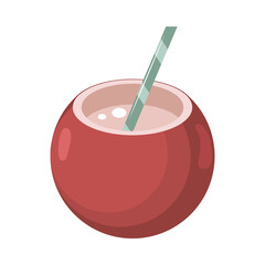 cocktail coconut icon