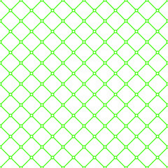 White square tile and green edge pattern. Floor tile pattern. Green diagonal lines on white background. 45 degree green lines.