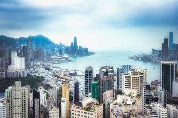 Obraz premium city skyline