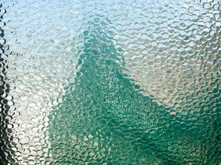 Abstract patterns of old style patterned glass