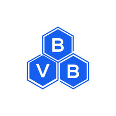 BVB letter logo design on White background. BVB creative initials letter logo concept. BVB letter design. 
